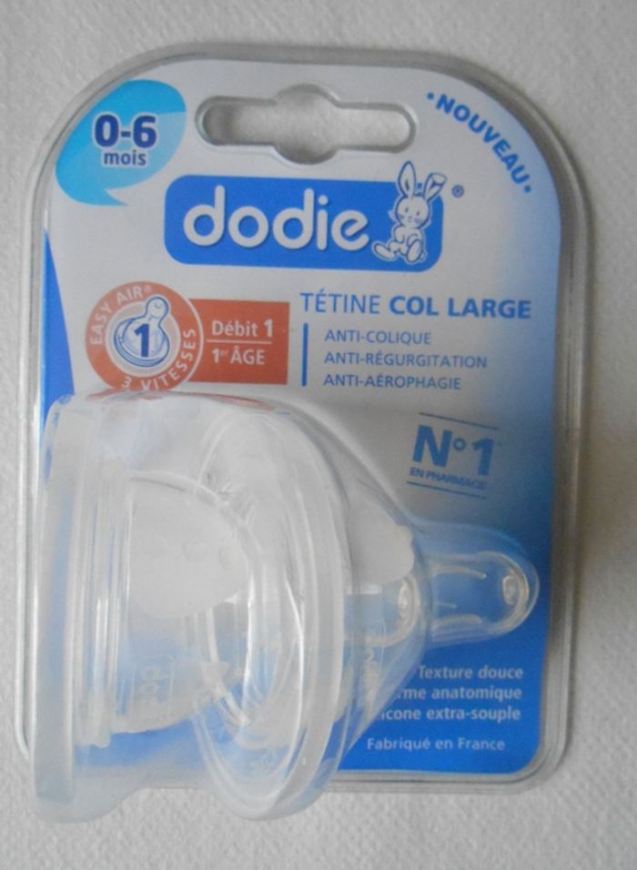 Tétines x2 Dodie 0-6 mois neuves