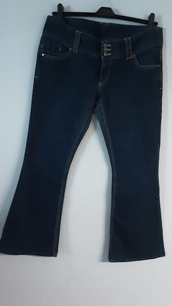 Jean femme jambes larges 