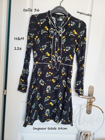 Robe 👗 à fleur 🌸  h&m taille 36