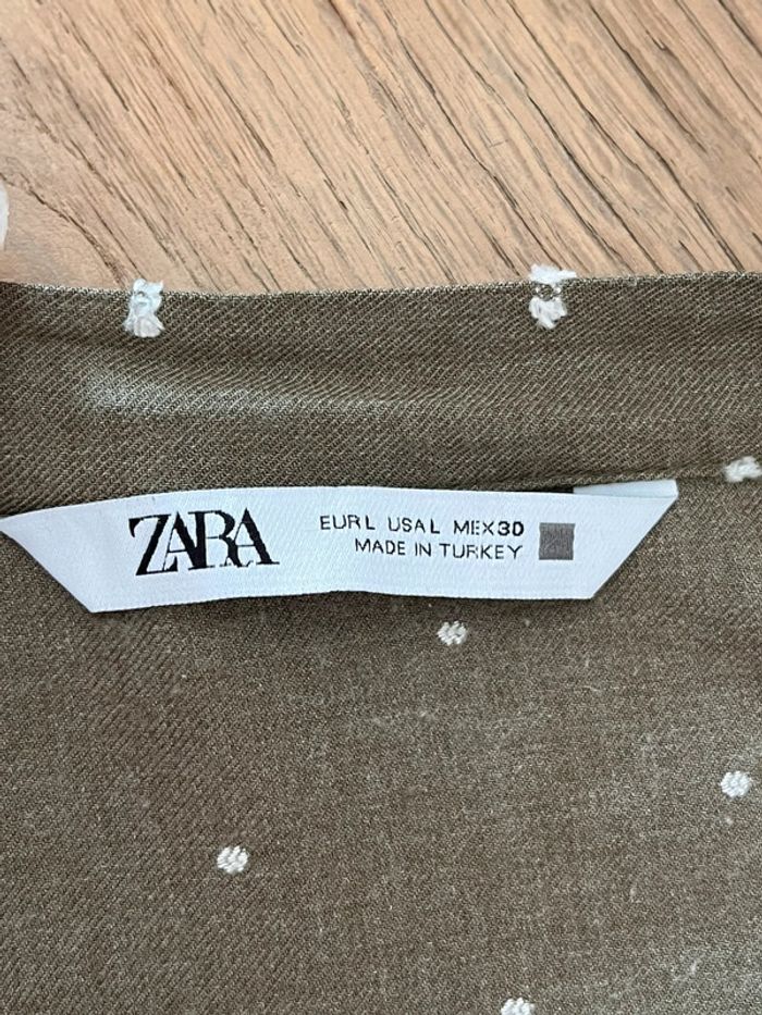 Robe casual kaki Zara - photo numéro 6