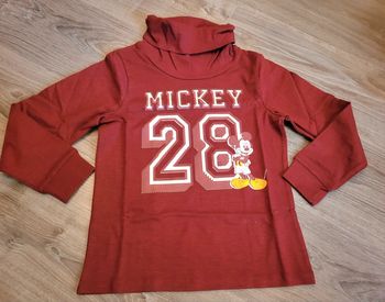 Sous pull à col bordeaux Disney 8 ans