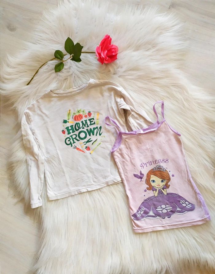 Lot de tee-shirt manches longues + débardeur fines bretelles Disney