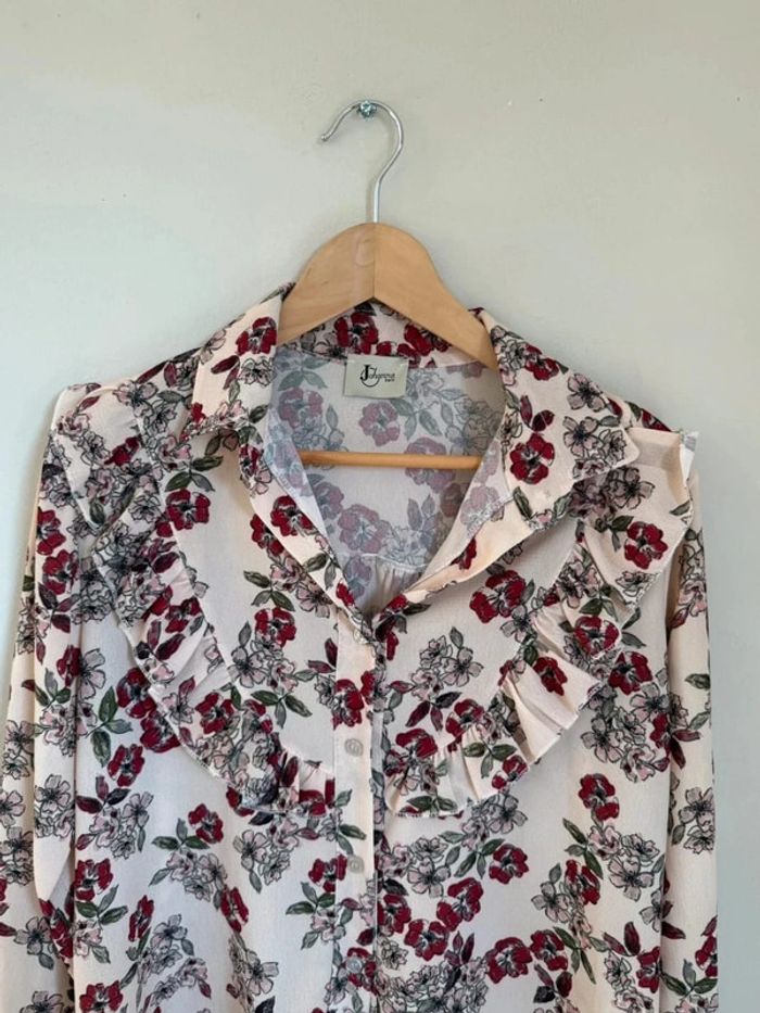 Blouse fleurie volant Johanna - photo numéro 3