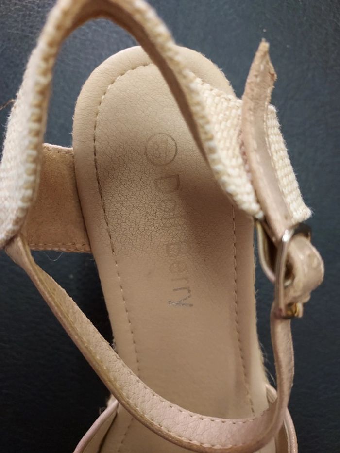 Sandales à talons compensés femme 37 - photo numéro 5