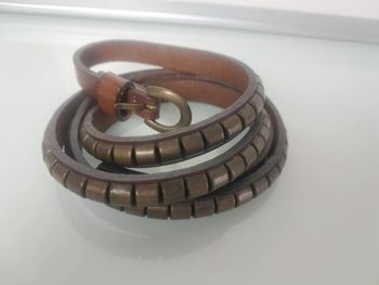 Comptoir des cotonniers ceinture fine en tbe marron