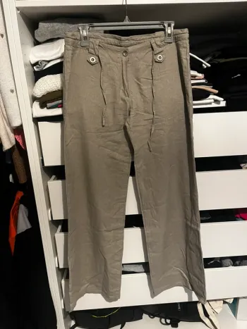 Pantalon lin viscose