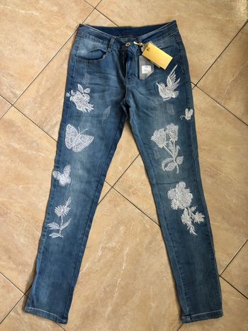 Jeans à motif