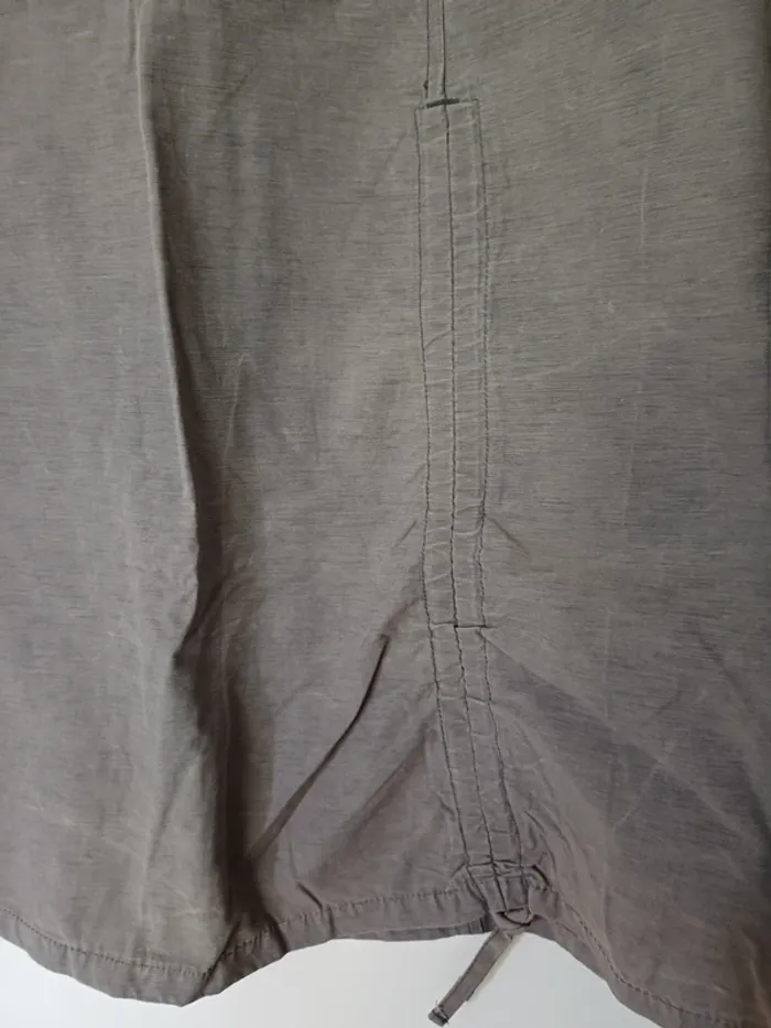 Jupe longe évasée kaki taupe - photo numéro 3