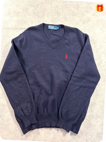 Pull en Laine col V Ralph Lauren Taille L Femme