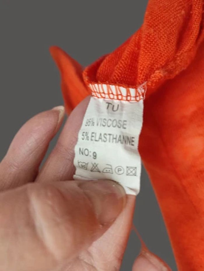 Débardeur orange - photo numéro 7