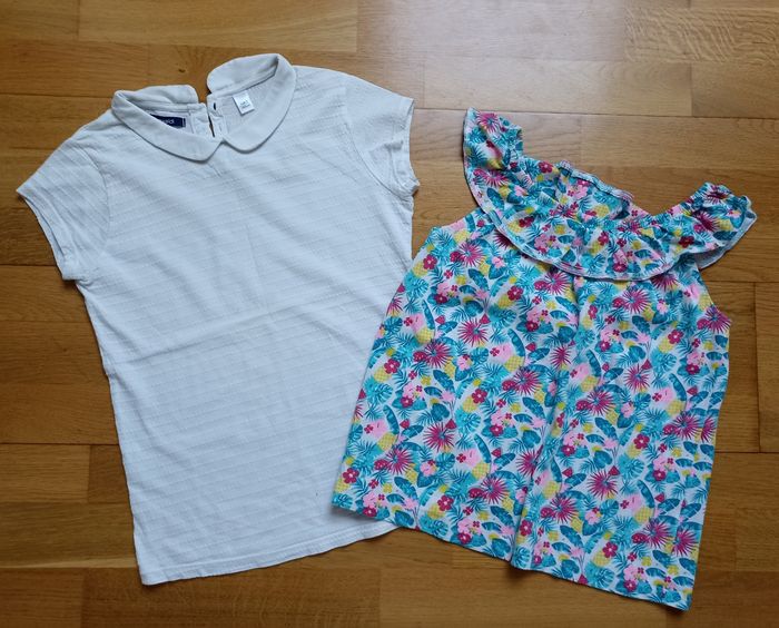 Lot tee shirt manches courtes été fille 10 ans - photo numéro 7