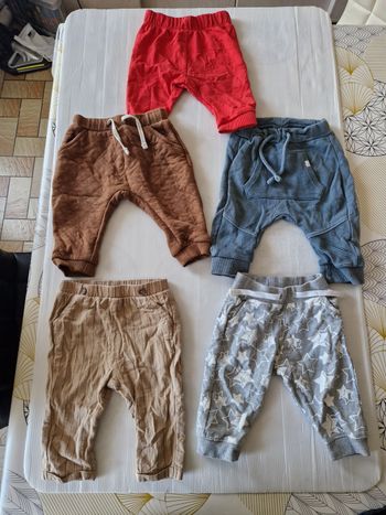 Lot de 5 pantalons bébé garçon 6 mois