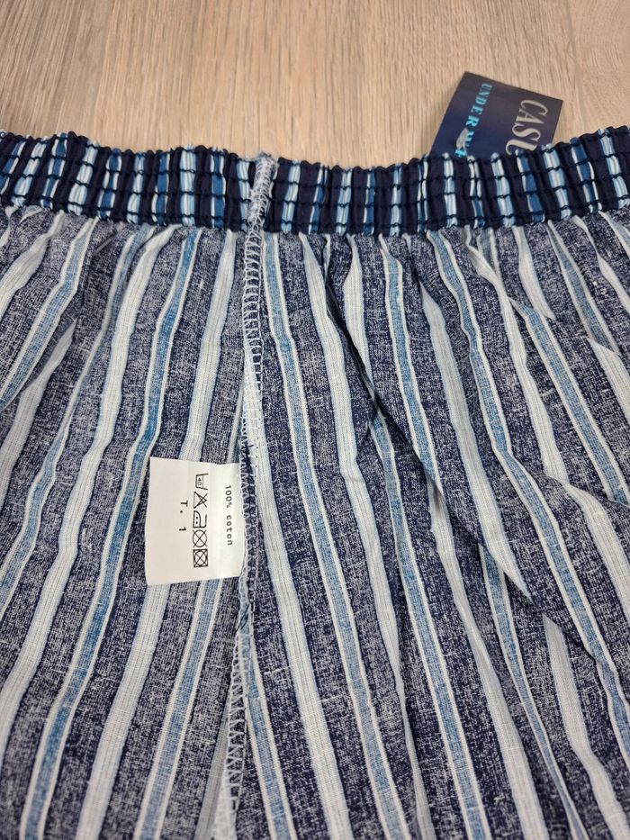 Caleçon coton Homme Bleu Taille Xs - photo numéro 5