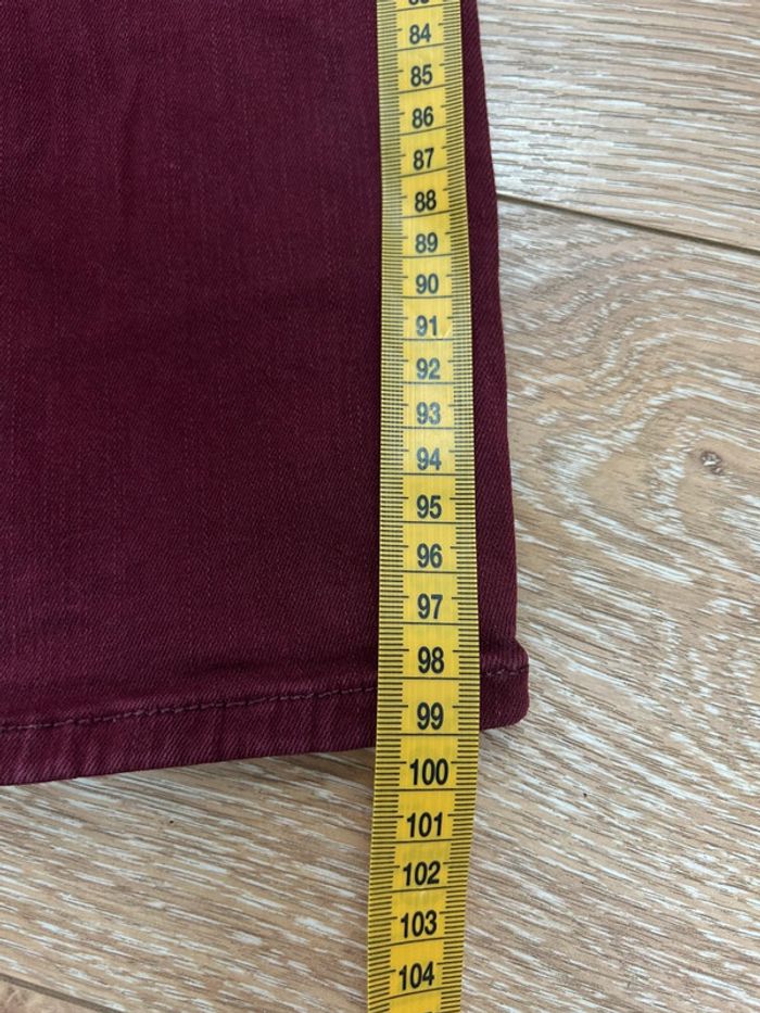 Jean kaporal bordeaux - slim standard - taille 38 - - photo numéro 7