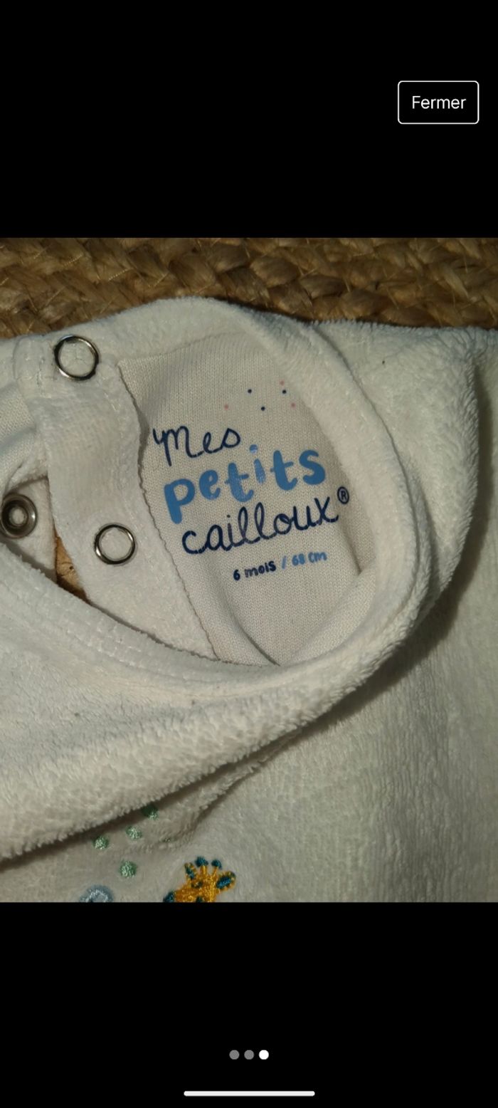 Lots de pyjamas velours (6mois) - photo numéro 3