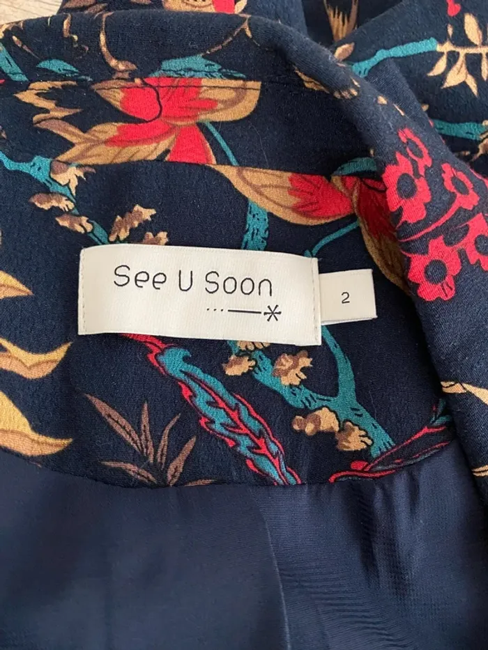 Veste fleurie See u soon - photo numéro 5