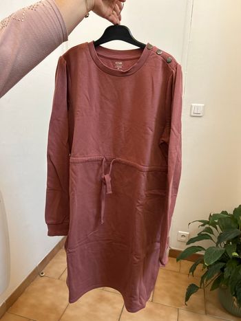 Robe de grossesse rose Kiabi taille M