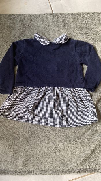 Adorable robe bi matières Cyrillus