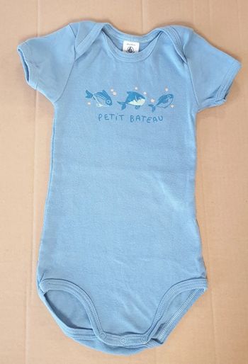 Body manches courtes Petit Bateau 18 mois