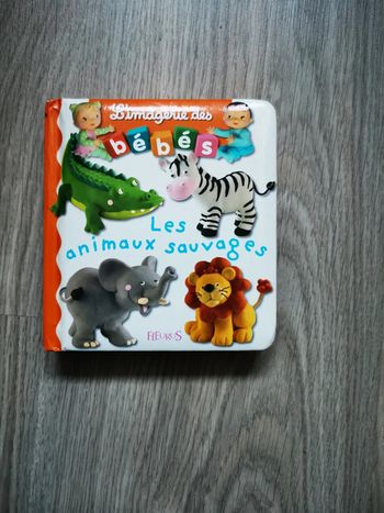 Livre l'imagerie des bébés "les animaux sauvages"