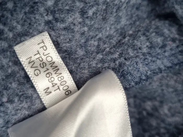 Sweat Tommy Hilfiger bleu chiné – Taille M Femmes (mesures en photos) - photo numéro 8