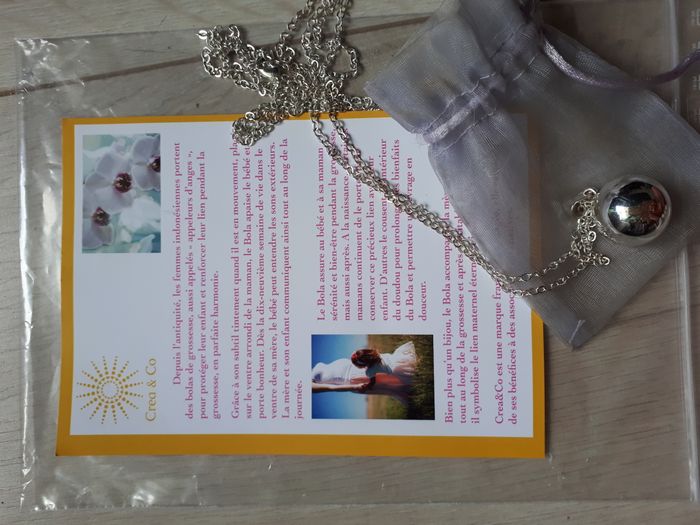 Bola en acier /argent