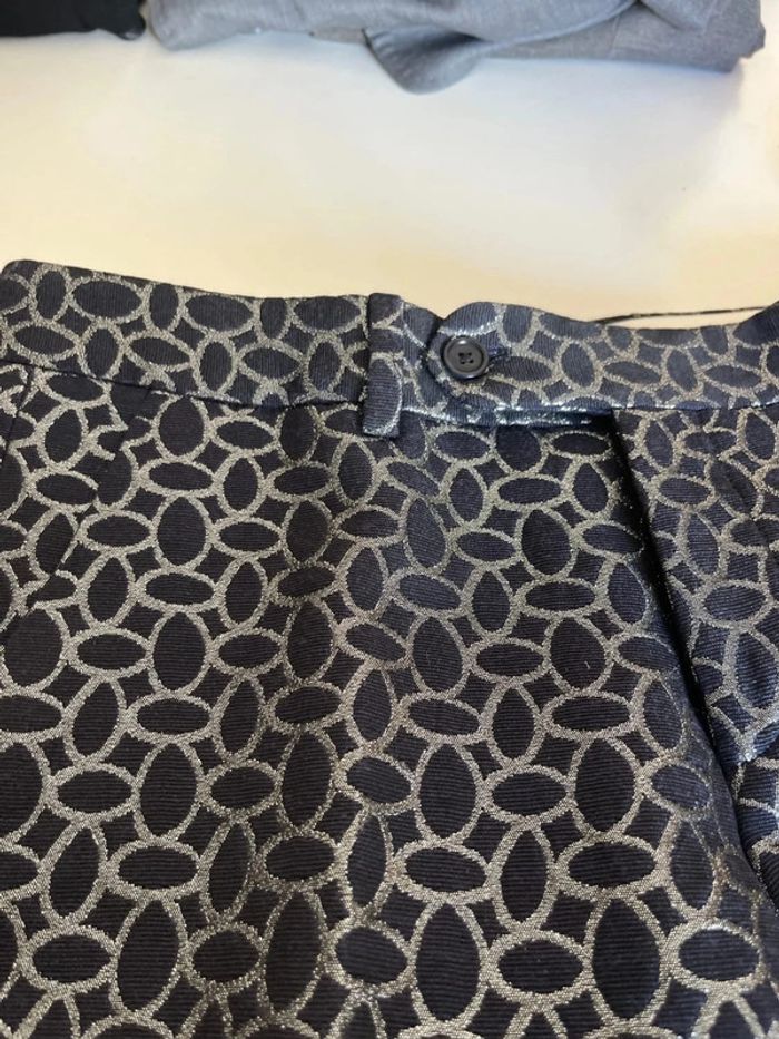 Pantalon marine et argent - photo numéro 2