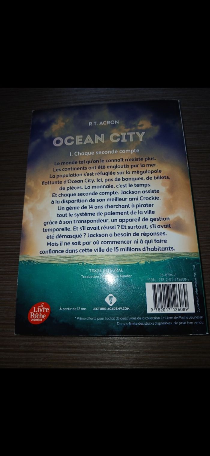 Livre océan city tome 1 a partir de 12 ans - photo numéro 2
