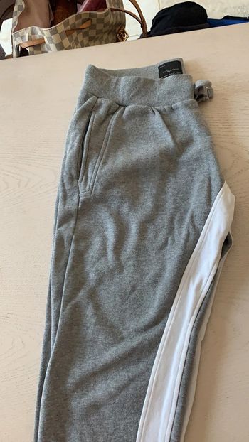 Pantalon jogging L gris