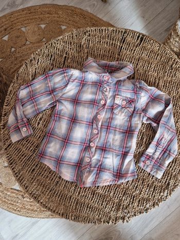 Superbe chemise à carreaux bûcheron Tape à l'œil 🐇2 ans🐇