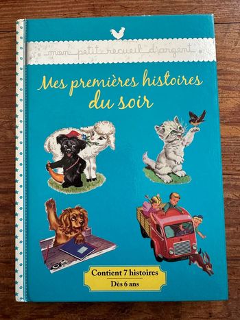 livre mon petit recueil d’argent mes premières histoires du soir album Caroline pouf noiraud