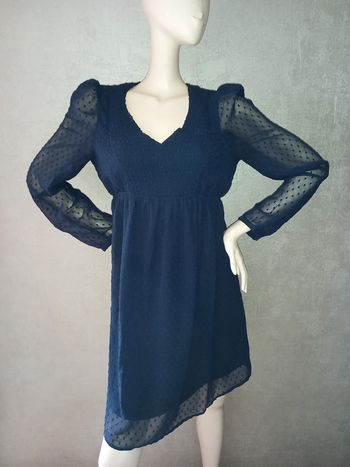 robe bleu marine en voile kiabi taille 42