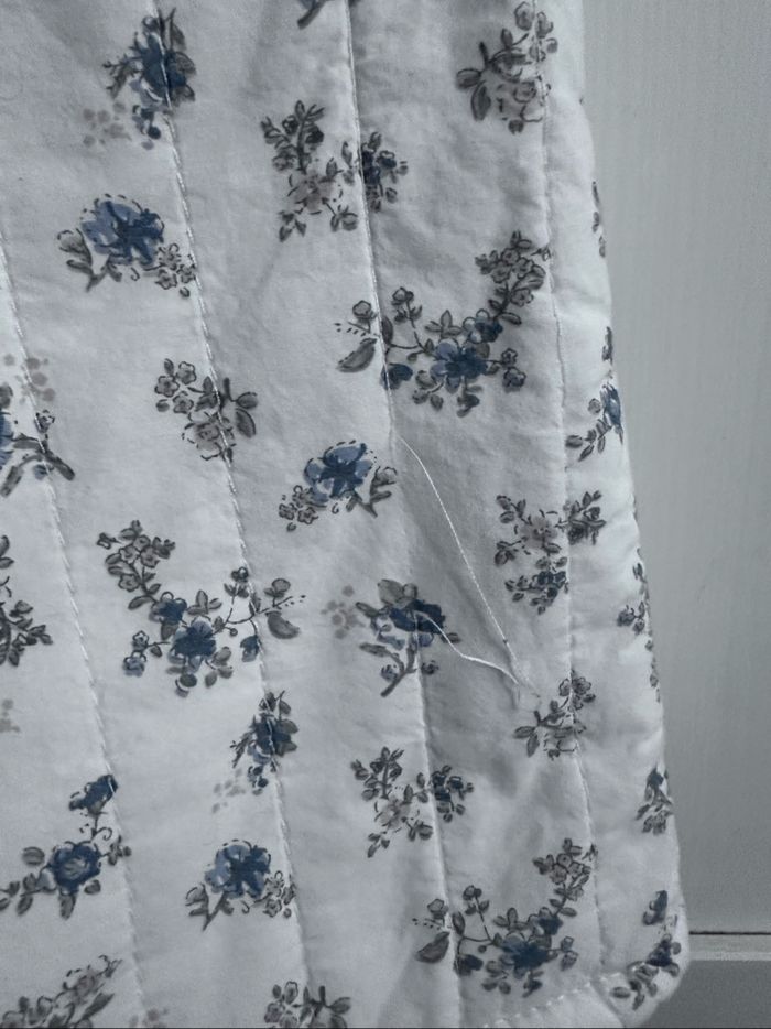 Robe à bretelles matelassé fleuri taille 8 ans - photo numéro 4