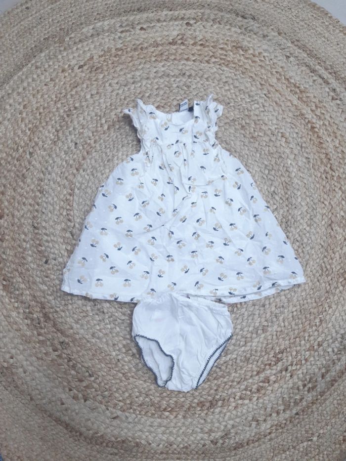 Robe et culotte Boboli 3/6 mois