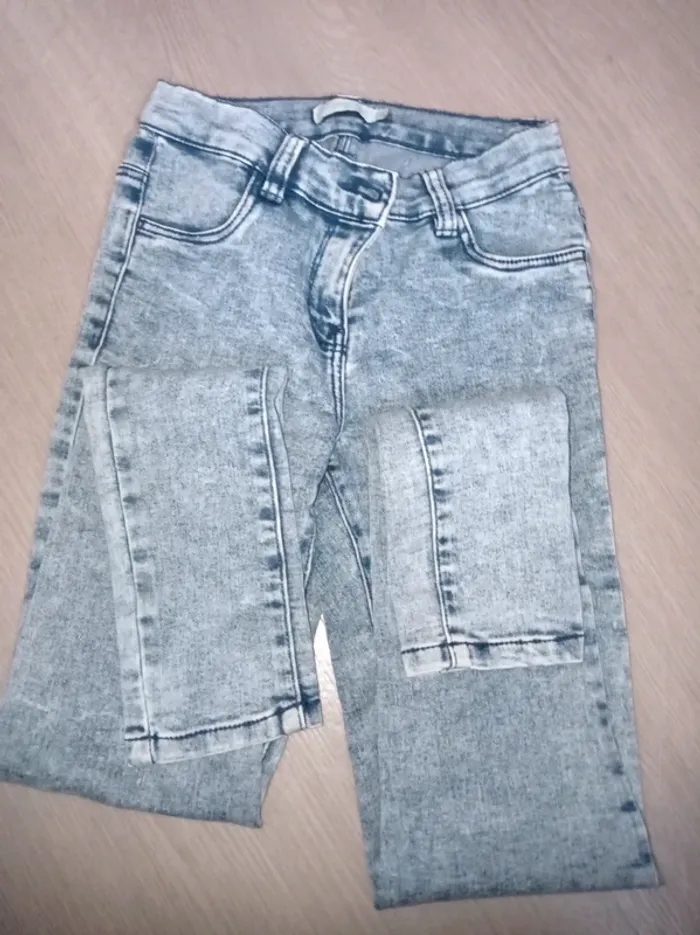 Jeans bleu extensible - photo numéro 3