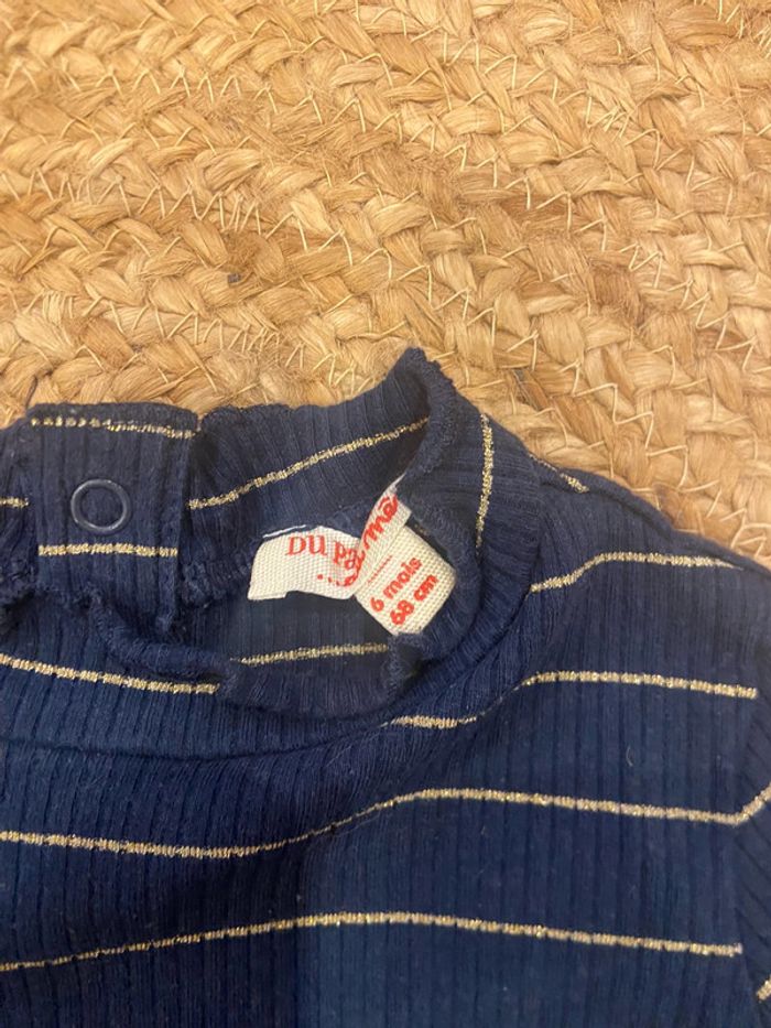 Tee-shirt manches longues fille 6 mois Du Pareil au Même - photo numéro 2