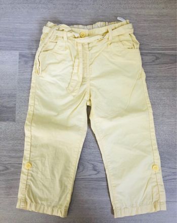 Pantalon / pantacourt 92 cm bébé chino été