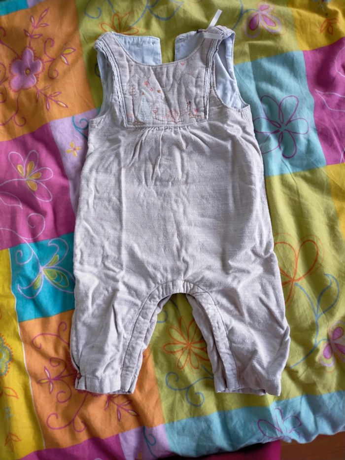 Adorable salopette fille 9 mois