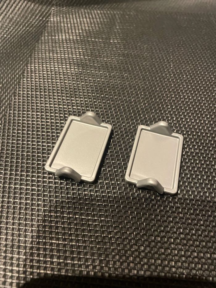 Playmobil lot 2 plats gris vaisselle maison cuisine pièces détachées - photo numéro 2