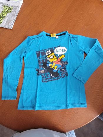 Tee-shirt manches longues The Simpsons 12 ans