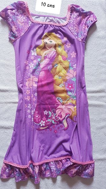 Chemise de nuit raiponce 10 ans