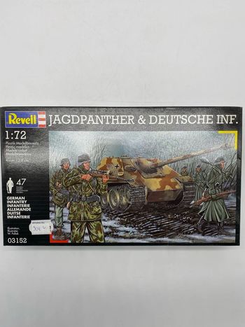Revell maquette Jagdpanther & deutsche inf