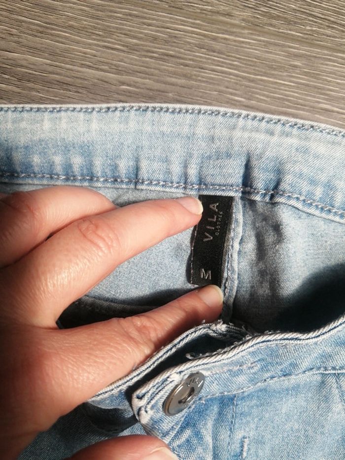Jean effet usé taille M - photo numéro 5