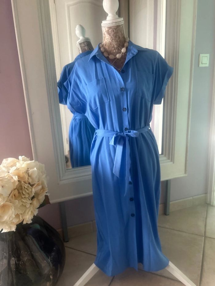 Robe chemise midi marque Only - photo numéro 3