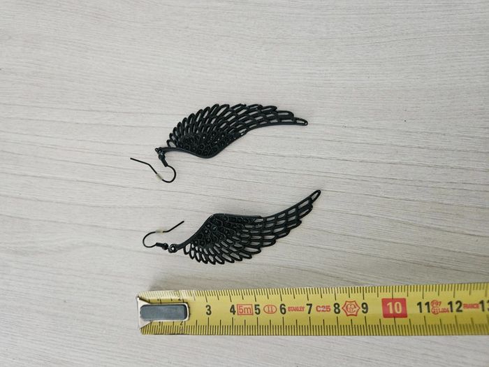 Boucle d'oreille aile d'ange - photo numéro 2