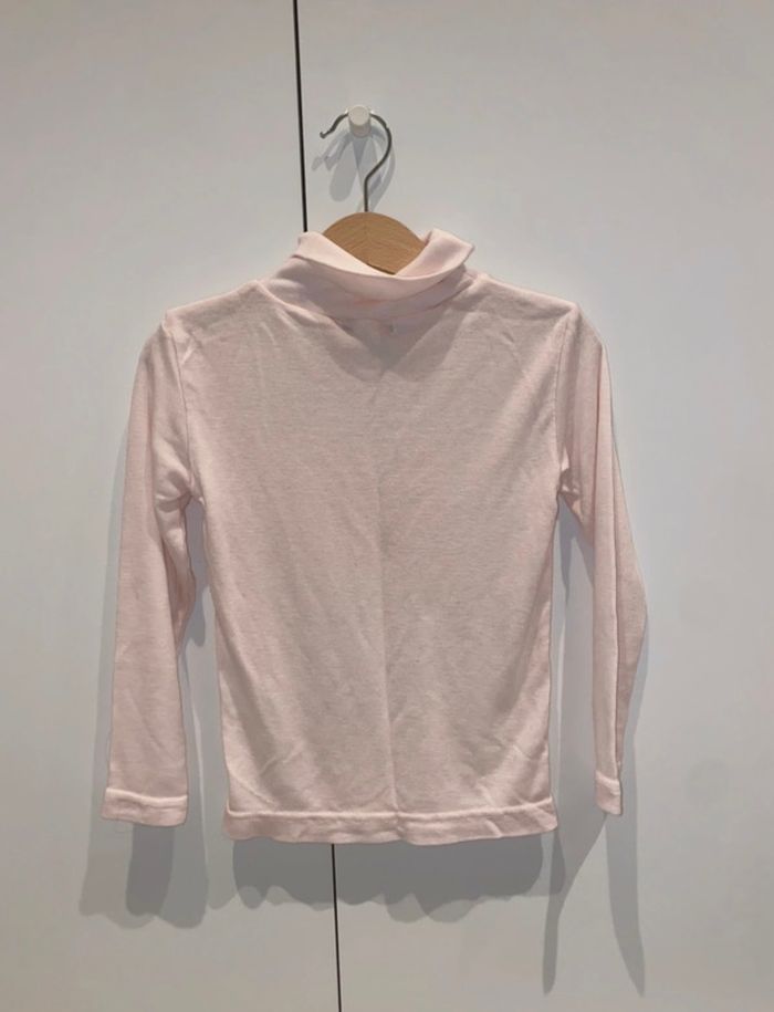 Pull col roulé rose vertbaudet 4 ans - photo numéro 2