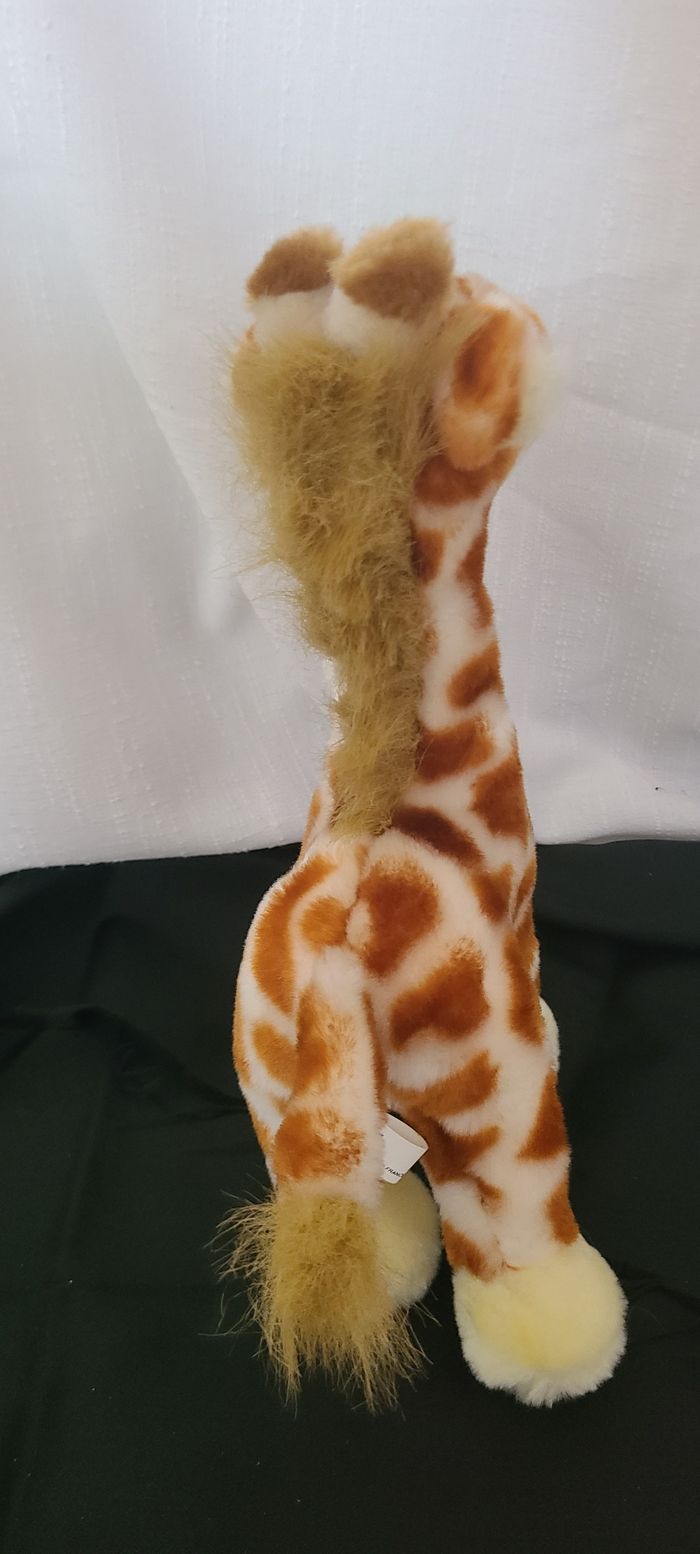 Peluche girafe AURORA beige marron - photo numéro 4