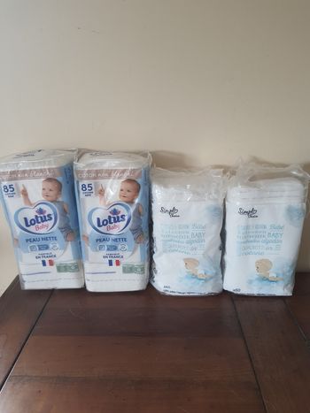 Lot de 4 paquets de coton
