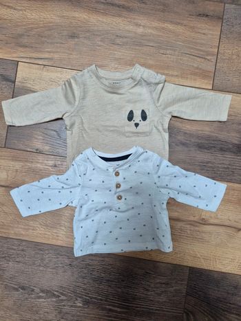 Lot maillot manches longue garçon 1 mois