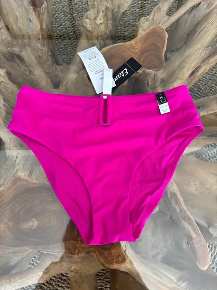 Bas de maillot de bain Etam fushia 36